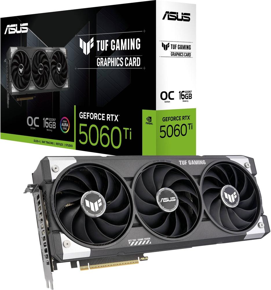 Placa Gráfica NVIDIA GeForce RTX 5060 Ti Blackwell TUF Gaming OC 16GB GDDR7 DLSS4 - ASUS