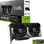 Placa Gráfica NVIDIA GeForce RTX 5060 Ti Blackwell Dual OC 8GB GDDR7 DLSS4 - ASUS