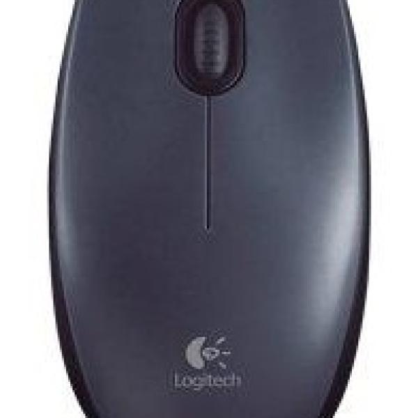 Rato Óptico USB 1000DPI (Preto) - Logitech M90