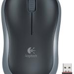 Rato Óptico 1000 DPI USB s/ Fios Cinza/Preto (M185) - LOGITECH