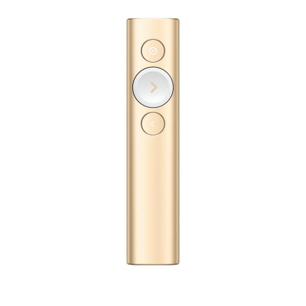 Comando de Apresentação Spotlight Bluetooth/RF Dourado - LOGITECH