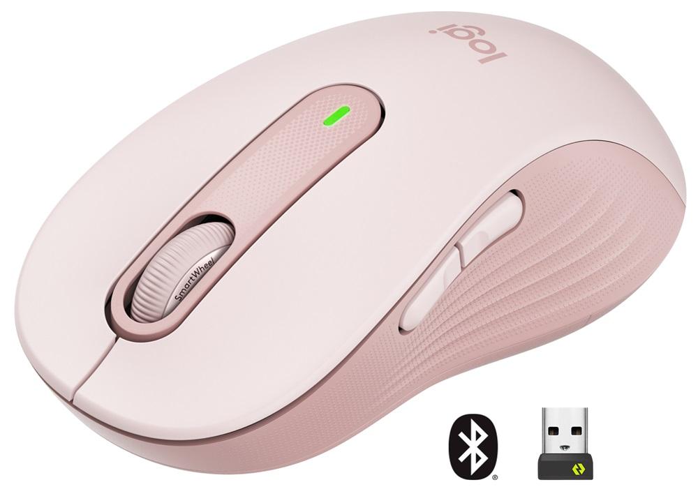Rato Óptico Signature M650 L Wireless 2000DPI (Rosa) - LOGITECH
