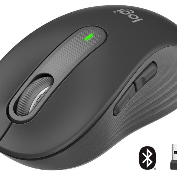 Rato Óptico Signature M650 Wireless/Bluetooth 2000DPI (Graphite) - LOGITECH