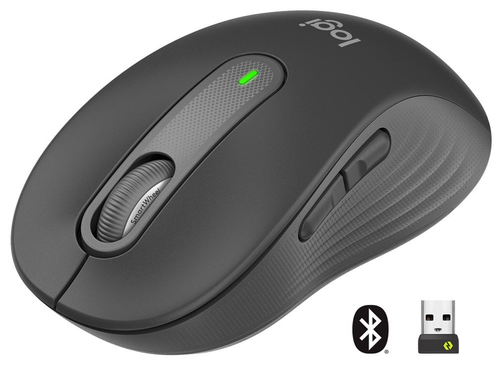 Rato Óptico Signature M650 Wireless/Bluetooth 2000DPI (Graphite) - LOGITECH