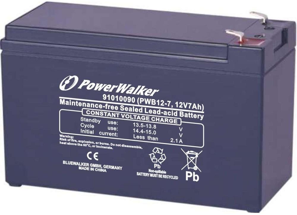 Bateria Chumbo 12V 7Ah (VRLA) - POWERWALKER