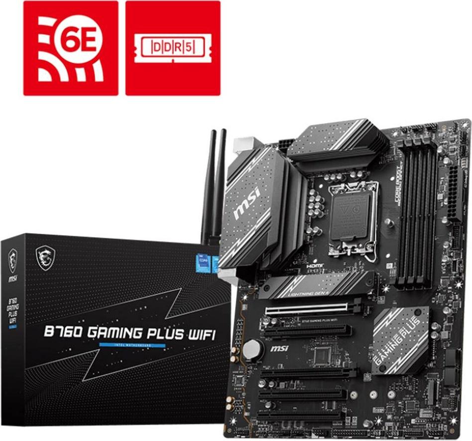 Motherboard ATX B760 Gaming Plus WiFi Skt1700 - MSI
