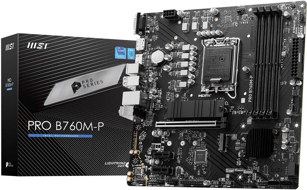 Motherboard Micro - ATX Pro B760M - P Skt1700 - MSI