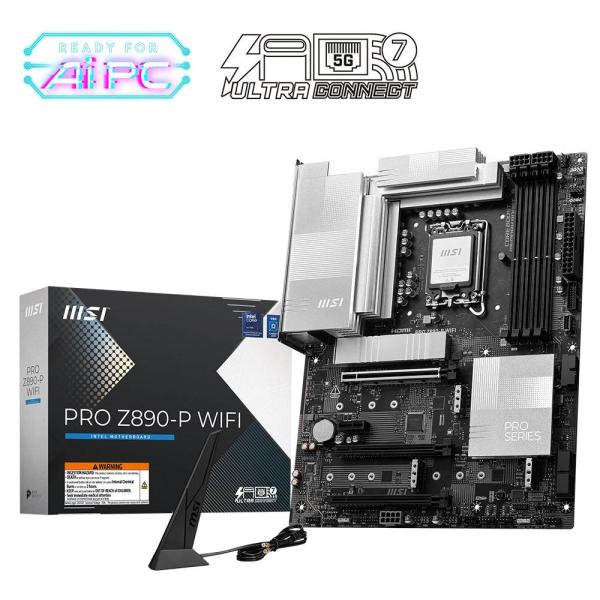 Motherboard MSI PRO Z890 - P WIFI ATX 4xDDR5 Socket LGA1851