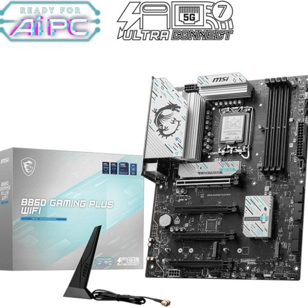 Motherboard MSI B860 GAMING PLUS WIFI ATX 4xDDR5 Socket LGA 1851