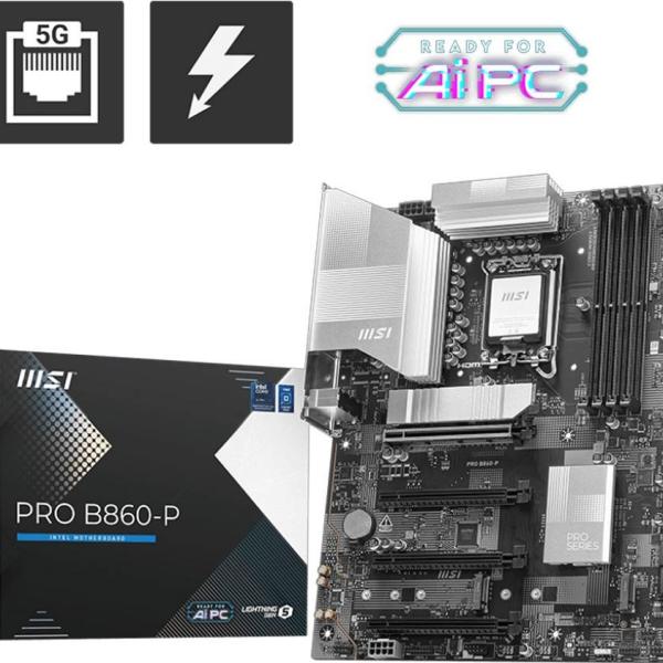 Motherboard MSI PRO B860 - P ATX 4xDDR5 Socket LGA1851