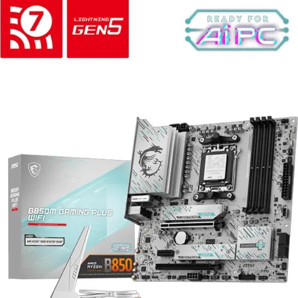 Motherboard Micro - ATX B850M Gaming Plus WiFi SktAM5 - MSI