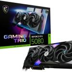 Placa Gráfica MSI Gaming Trio OC GeForce RTX 5080 16GB GDDR7