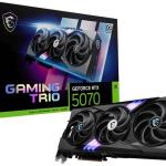 Placa Gráfica MSI NVIDIA RTX 5070 12Gb GAMING TRIO OC DDR7