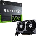 Placa Gráfica MSI RTX 5060 8GB Ventus 2x OC GDDR7
