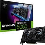 Placa Gráfica NVIDIA GeForce RTX 5060 Blackwell Gaming OC 8G GDDR7 DLSS4 - MSI