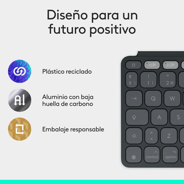Teclado Bluetooth Logitech 920-013010 Grafite