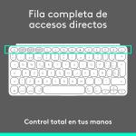 Teclado Bluetooth Logitech 920-013011 Qwerty espanhol Cinzento Branco/Cinzento