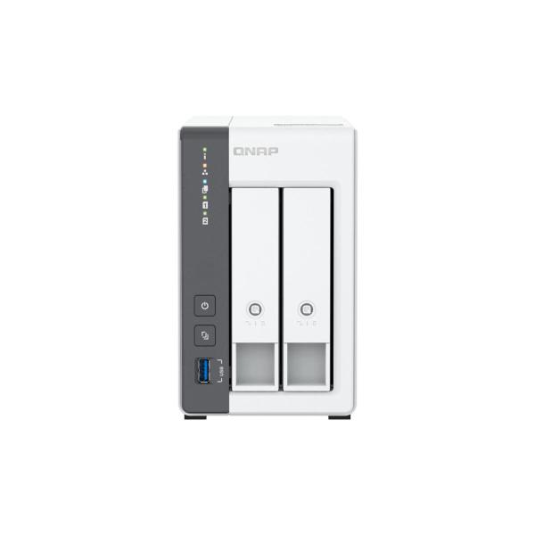 Armazenamanto em Rede NAS Qnap TS-216G Branco Preto ARM Cortex-A55