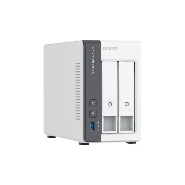 Armazenamanto em Rede NAS Qnap TS-216G Branco Preto ARM Cortex-A55