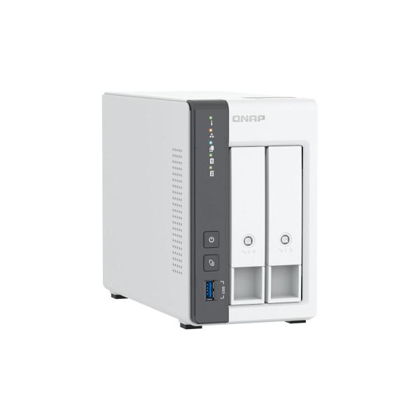 Armazenamanto em Rede NAS Qnap TS-216G Branco Preto ARM Cortex-A55