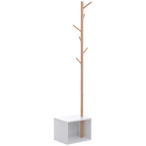 Cabide de Pé com Sapateira Pendurador 40x30x180cm