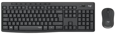 Pack Rato e Teclado MK295 Silent Wireless (Preto) - LOGITECH