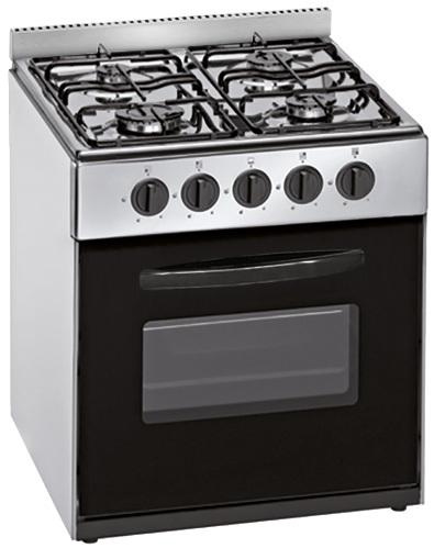 Fogão a Gás Butano/Propano 4 Zonas N 500 X ST 55L (Inox) - MEIRELES