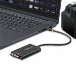 Leitor de cartões externo Startech 1B-USB-C-CFE-ADAPTER Preto