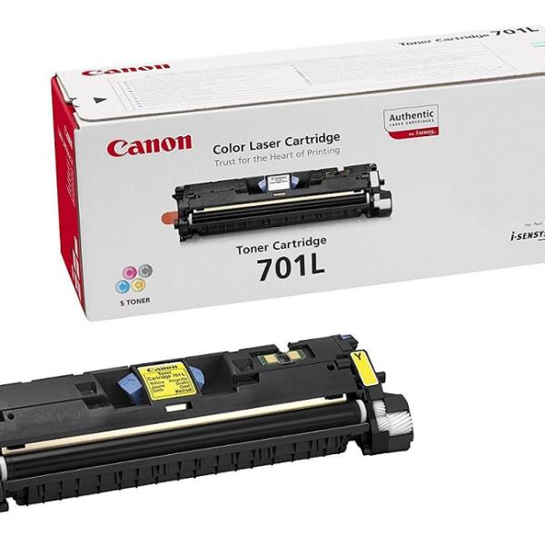 Toner 701 Amarelo (2000 páginas) - CANON