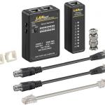 Testador de Rede RJ11, 12, 45 e Coaxial c/ Display
