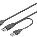 Cabo USB Duplo p/ USB Femea (30cm)