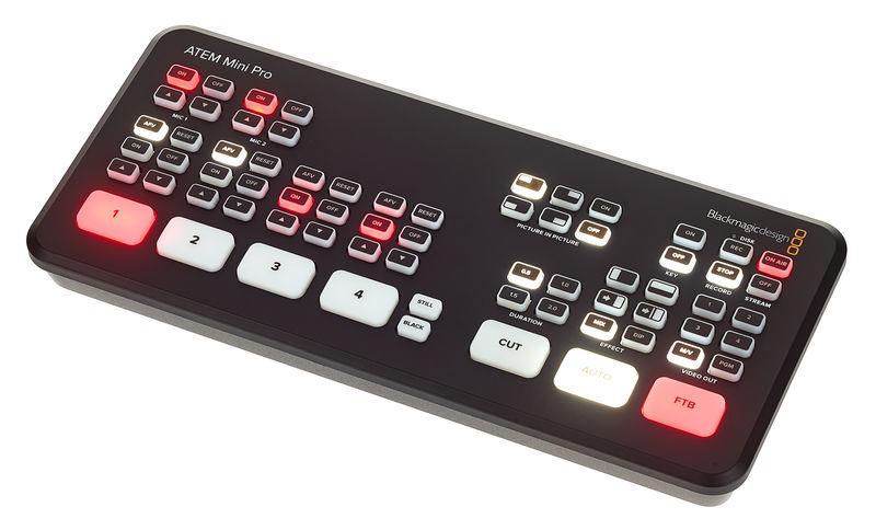Mesa de Realização Profissional Blackmagic Design Mini Pro - ATEM