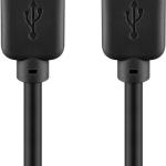 Cabo USB 2.0 Macho - USB Macho Preto (1,8 mts) - GOOBAY