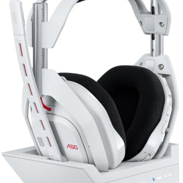 Auscultadores Headset G Astro A50 (Gen 5) LightSpeed Wireless + Base Station (Branco) - LOGITECH