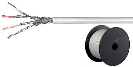 Bobine Cabo S/FTP Cat 6 Blindado Flexivel (100 mts) - GOOBAY