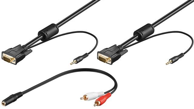 Cabo VGA Macho - Macho c/ Audio (3 mts)
