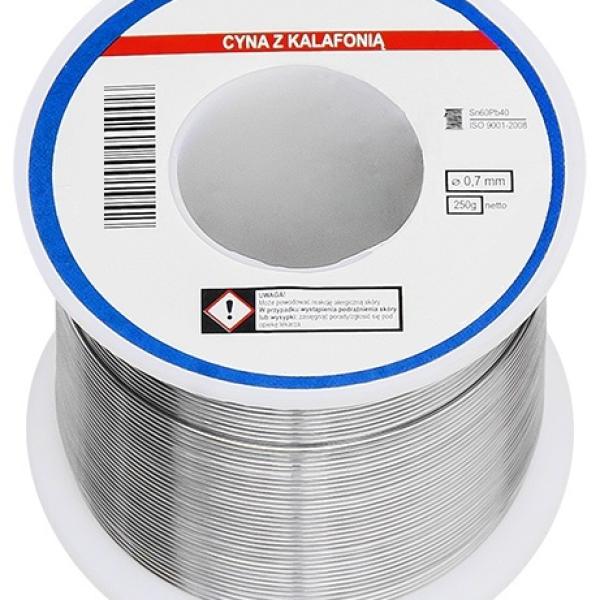 Rolo de Solda 60/40 0,7mm (250g)