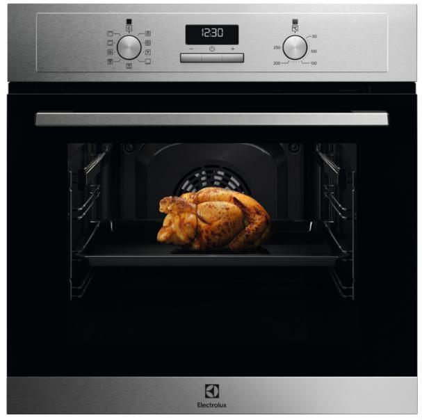 Forno de Encastre Série 600 EOF3H50BX SurroundCook c/ Aqua Clean 65L (Inox) - ELECTROLUX