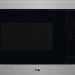 Microondas de Encastre c/ Grill TMS5G25IEM 25L 900W (Preto/Inox) - AEG