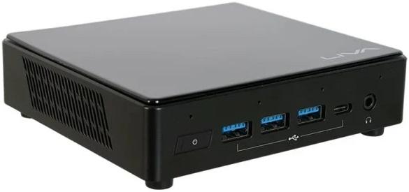 Mini PC Barebone LIVA Z3 Plus USFF i3 - 10110U 2,1 GHz (Preto) - ECS