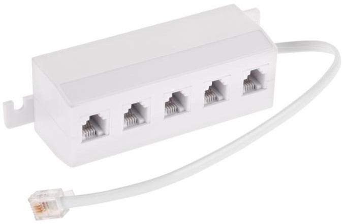 Ficha Quintupla de Telefone 6P4C