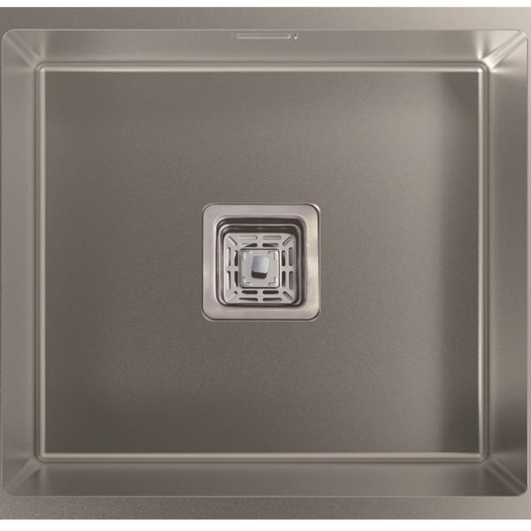 Lava Loiça Makalu BE 45x40 1C R - 10 (Inox) - EDESA
