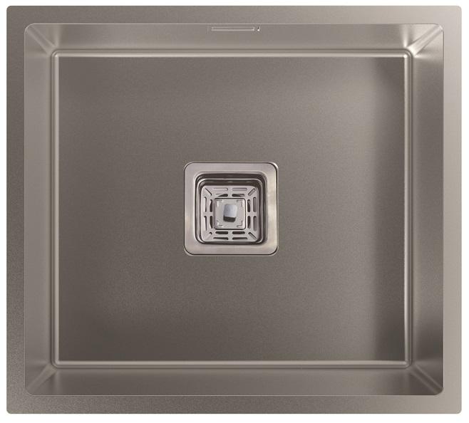 Lava Loiça Makalu BE 45x40 1C R - 10 (Inox) - EDESA
