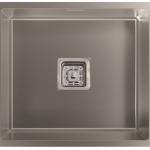 Lava Loiça Makalu BE 45x40 1C R - 10 (Inox) - EDESA