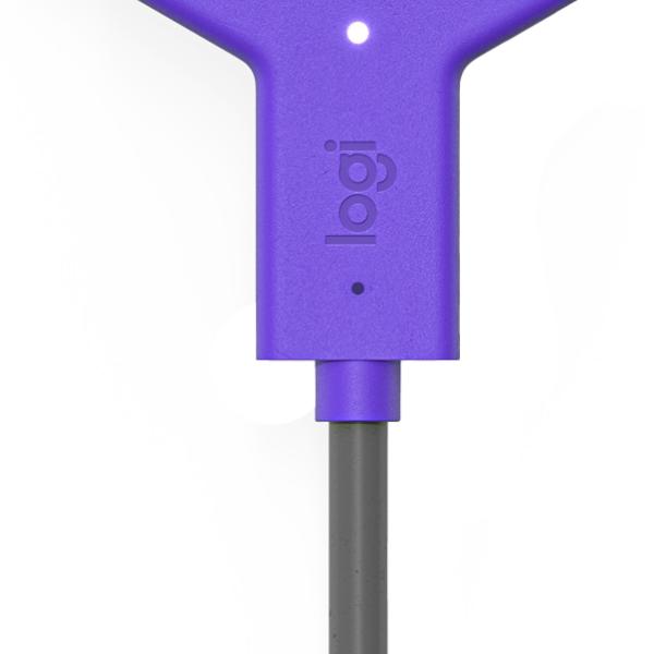 Transmissor e Recetor AV Swytch USB/USB - C (Preto/Violeta) - LOGITECH