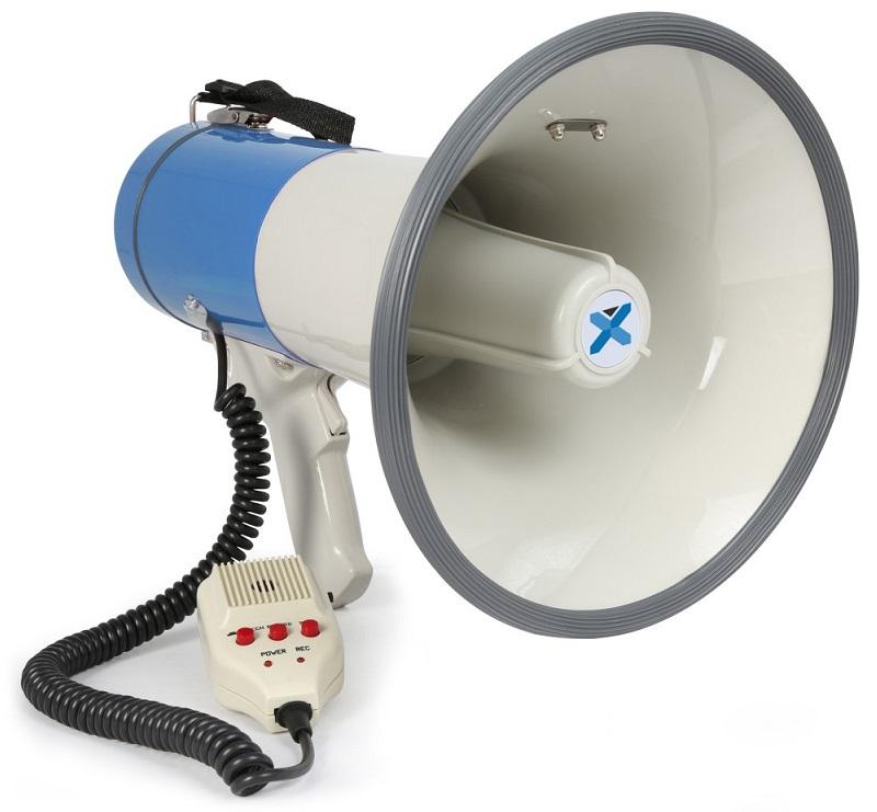 Megafone 60W com MP3/USB/SD/AUX + Sirene, Microfone (MEG060) - VONYX