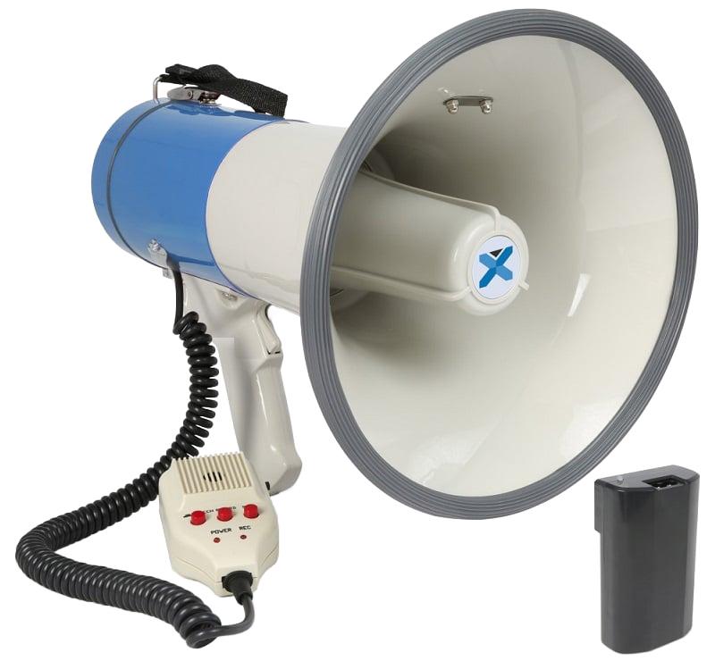 Megafone ABS 65W com MP3/USB/SD/AUX + Sirene, Gravação (MEG065) - VONYX