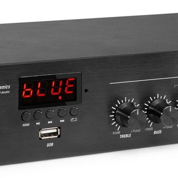 Amplificador 45W RMS (100V) c/ MP3/FM/USB/BLUETOOTH (PDM45) - Power Dynamics