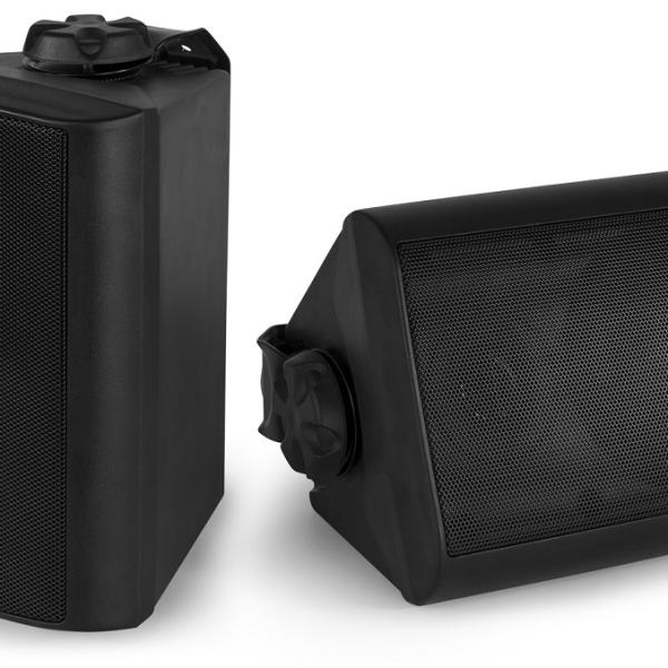 Colunas Passivas Interior/Exterior IP56 2 Vias 4 100W 8ohm/100V Preto (BC40V) Par - Power Dynamics