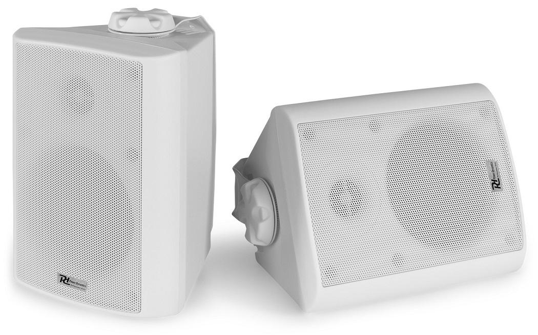 Colunas Passivas Interior/Exterior IP56 2 Vias 4 100W 8ohm/100V Branco (BC40V) Par - Power Dynamics